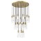 Z-Lite Alton Chandelier, 27-Light, 36 In.W x 14.25 In.H, Modern Gold/Clear+Frosted 824P-27R-MGLD - alternate 3